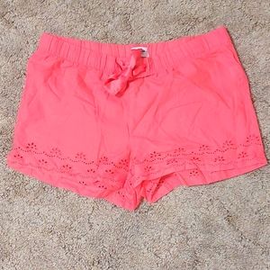 Women's peach shorts size medium
